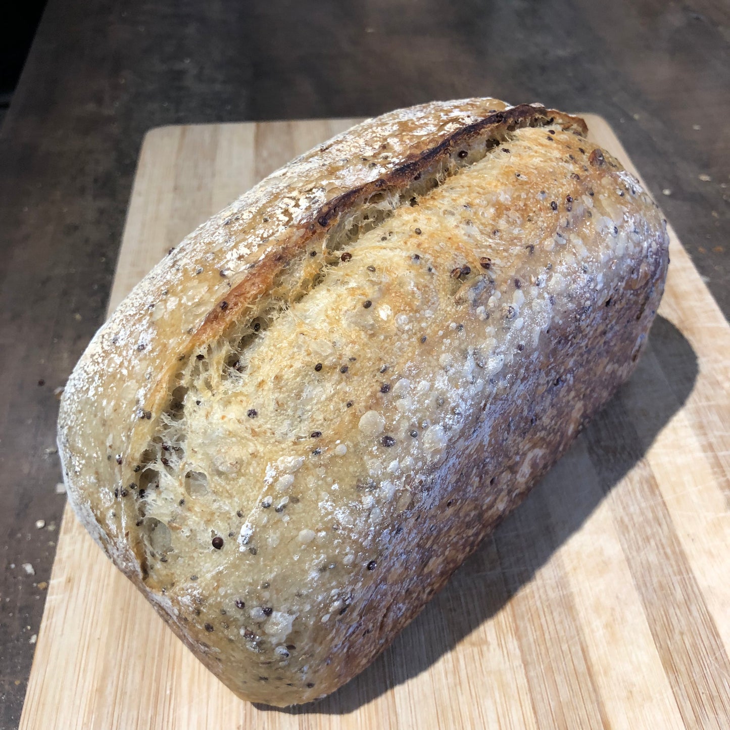 Homemade Multigrain Sourdough ~530g