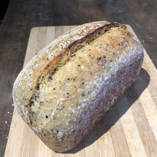 Homemade Multigrain Sourdough ~530g