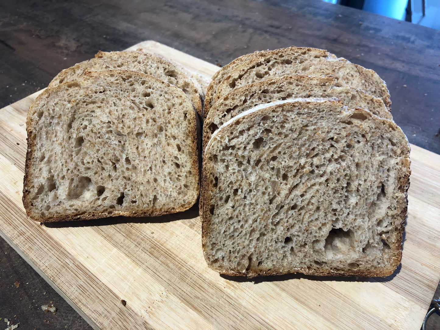 40% Wholemeal Sourdough 自制野酵40%全麦面包 ~500g